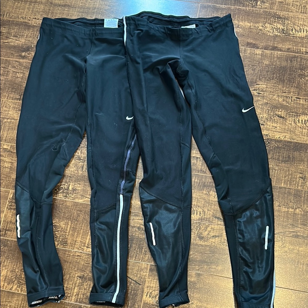 Nike Black and White Performance Leggings